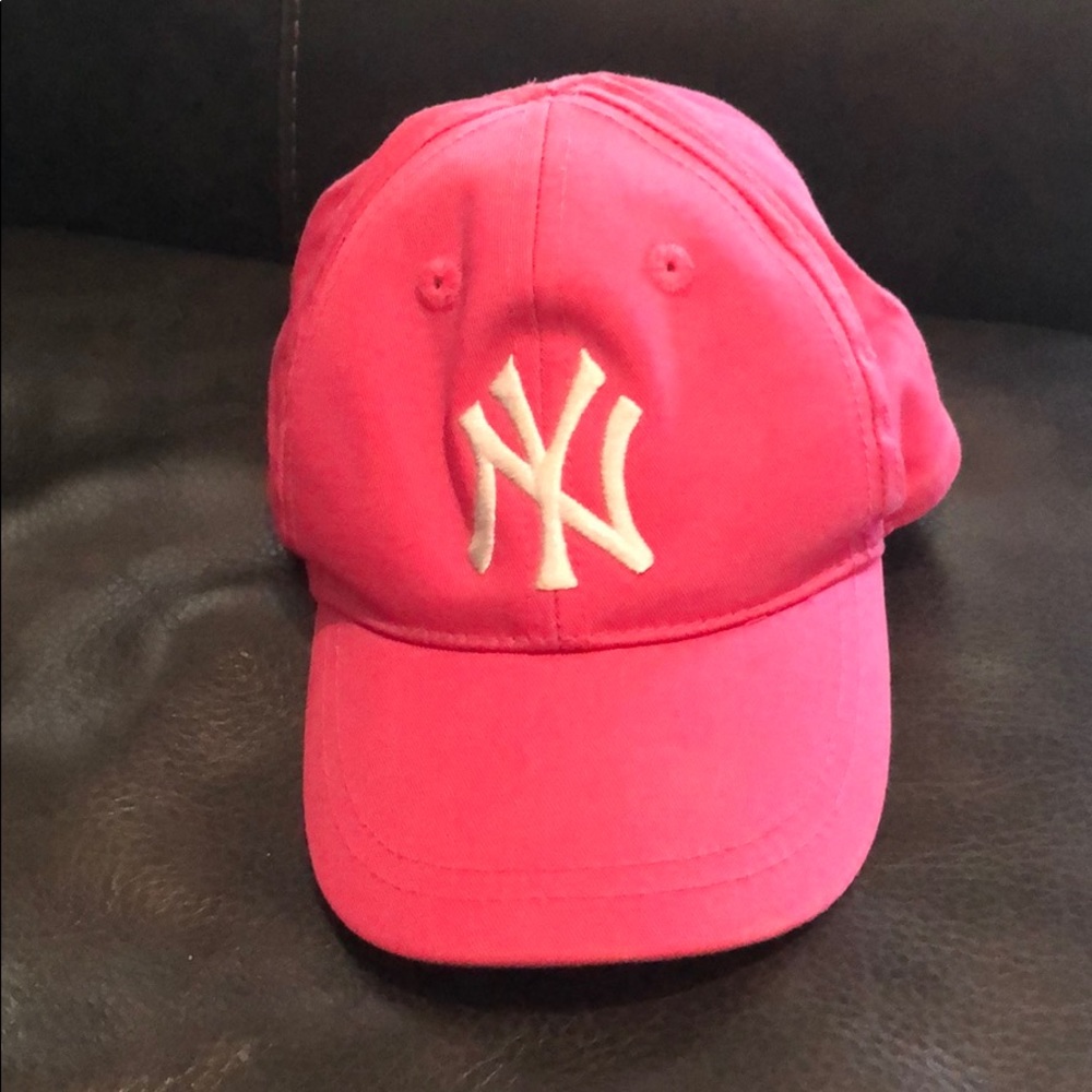 Infant Pink New York Yankees Baseball Cap Hat